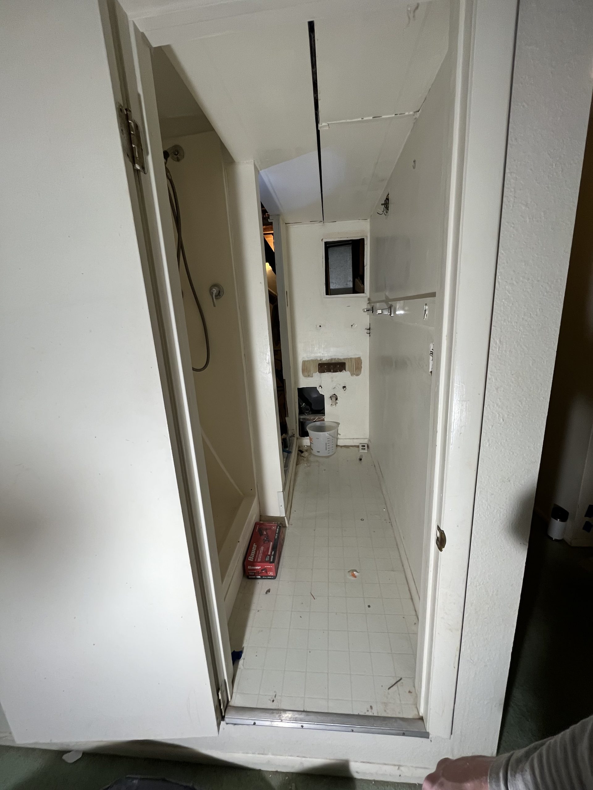 Bathroom demolition before