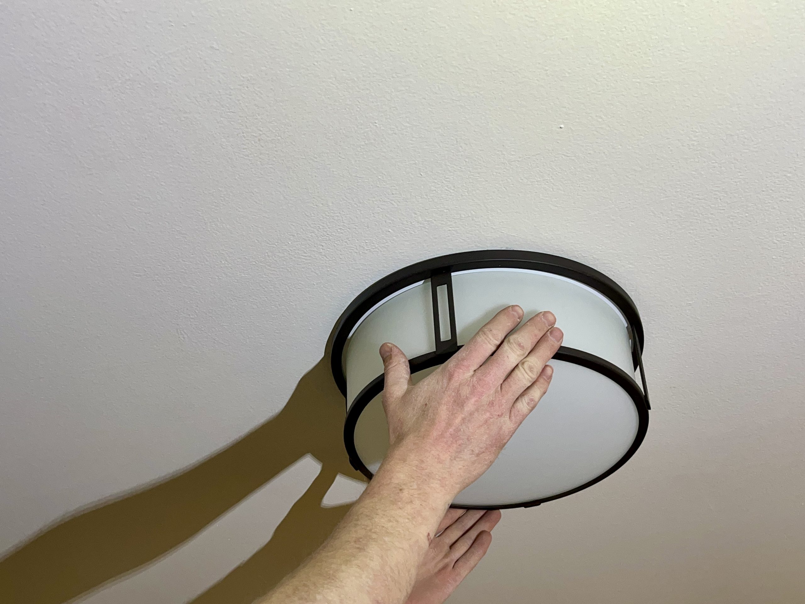 Light fixture installed